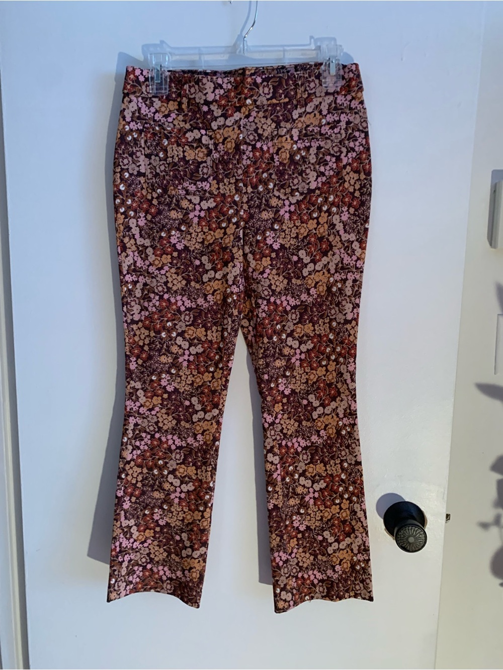 Haver & Blair Floral Pink Brown Women's slim Jeans/pants Size8